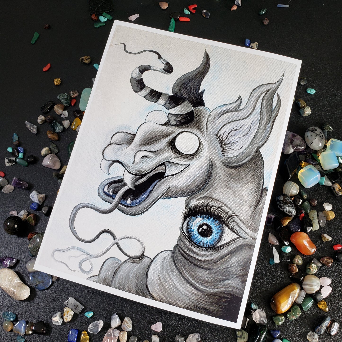 'Throat Puppet' Print