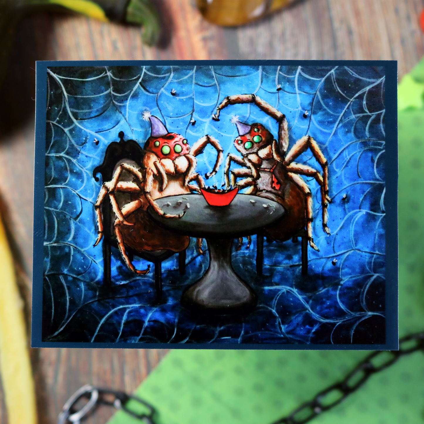 'You're invited to a spider party' Sticker