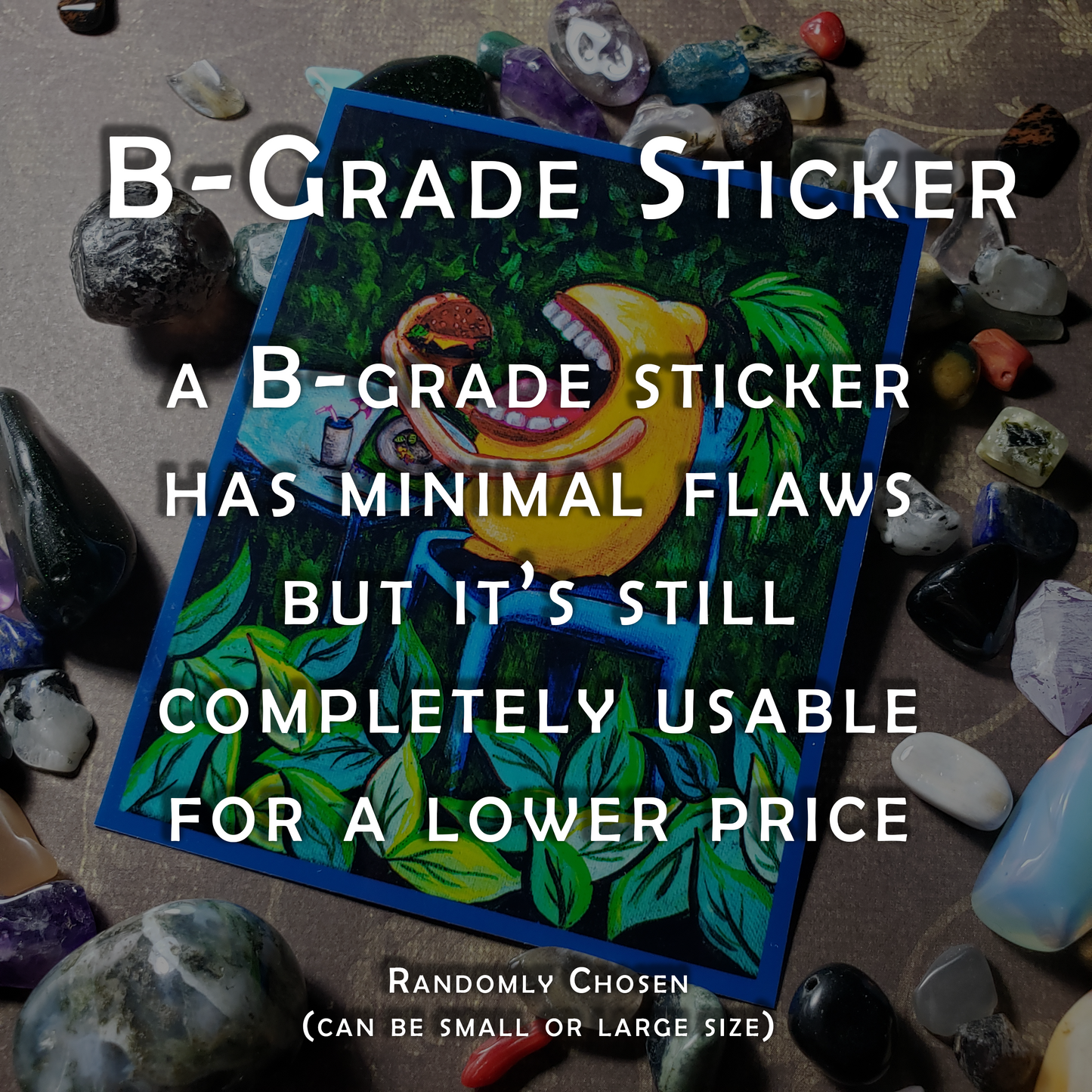 'Lemon Leaf Bed and Burger Breakfast' Sticker