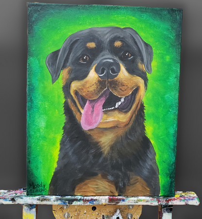 Acrylic Portrait