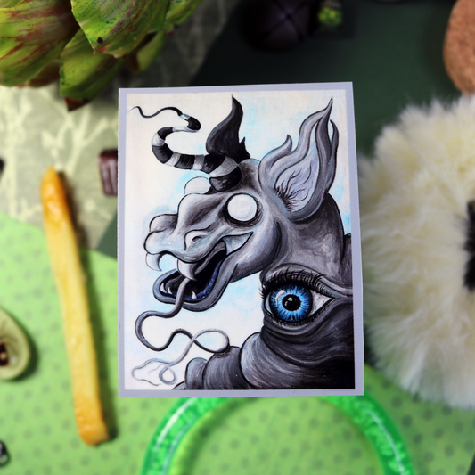 'Throat Puppet' Sticker
