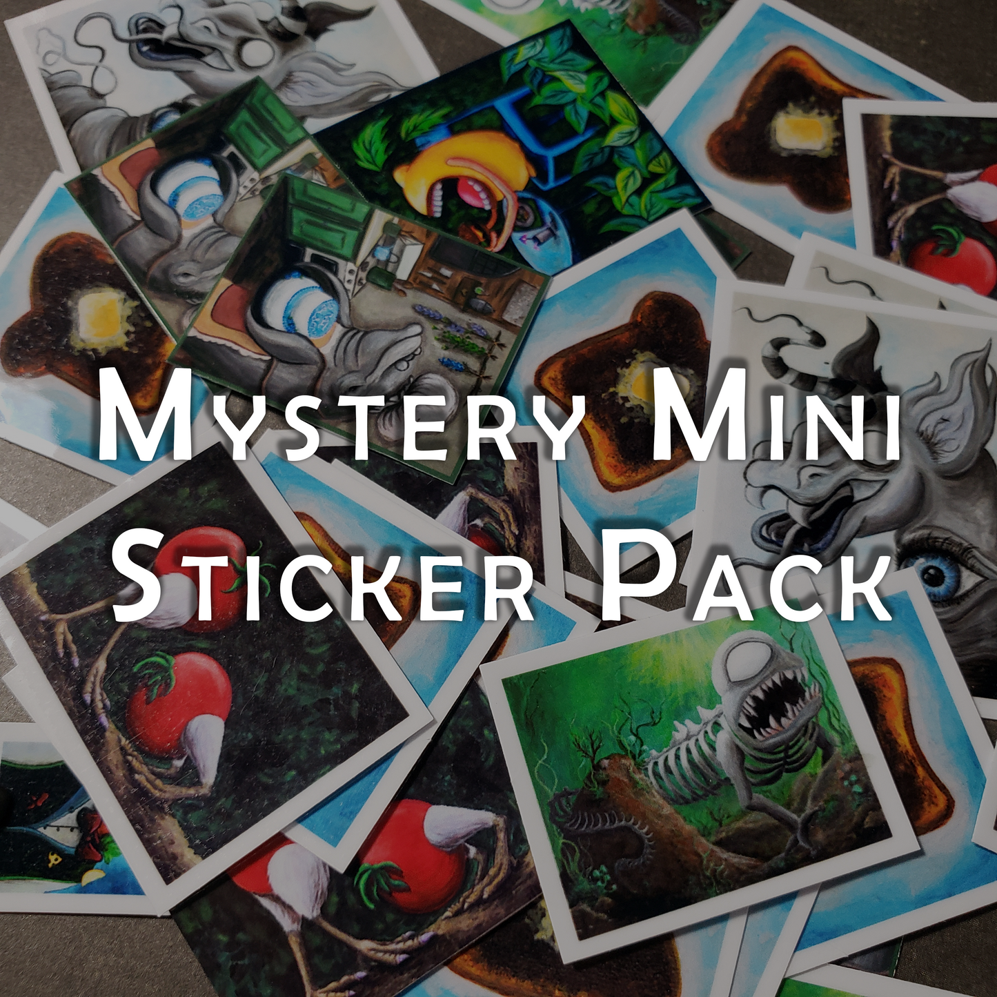 Mystery Mini Sticker Pack (6 Stickers)